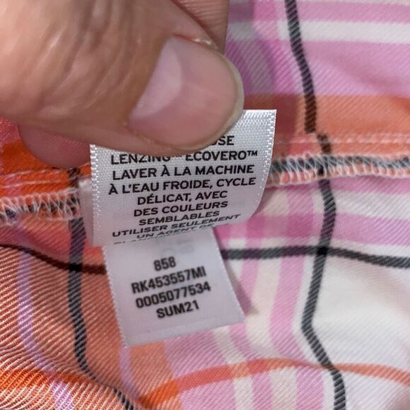 Abound Women's Spaghetti Windowpane Flannel Mini Dress Multicolor Size XS - Picture 10 of 10